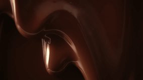 Close-up macro shot seamless dripping hot melted liquid chocolate flows, flowing molten chocolate or dark caramel sauce stream background. Chocolate drip. Confectionery. Pouring chocolate waves - Powered by Shutterstock - Get 15% off with code: PIKWIZARD15
