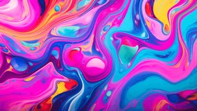 Swirls of marble. Liquid marble texture. Marble ink colorful. Fluid art. Very Nice Abstract Colorful Design Colorful Swirl Texture Background Marbling Video. 3D Abstract, 4K.