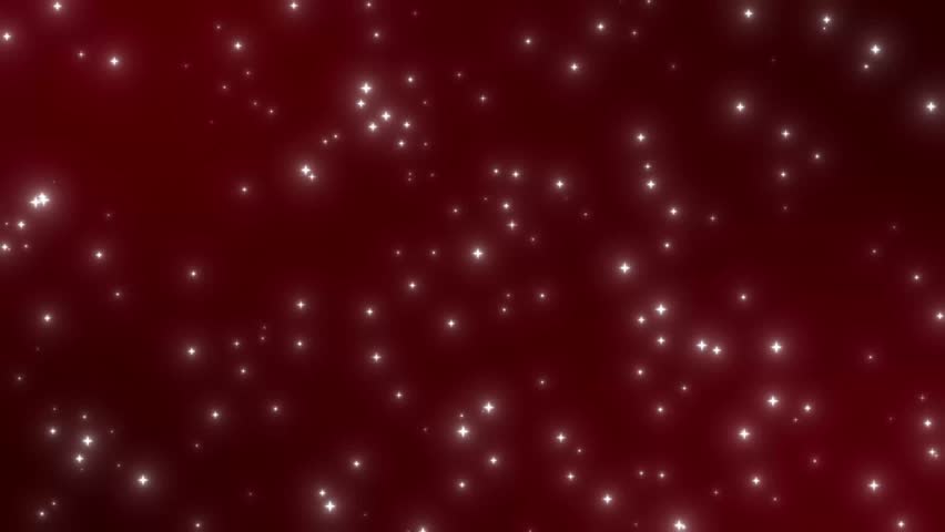Christmas Red Background Particles with lights and Stars. Glowing Christmas Background Video. Seamless looping 4k Royalty-Free Stock Footage #1111005689
