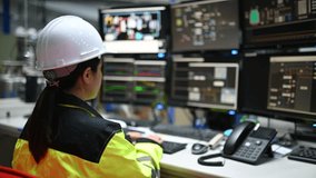 Engineer working at control room,Manager control system,Technician man monitoring program from a lot of monitor - Powered by Shutterstock - Get 15% off with code: PIKWIZARD15