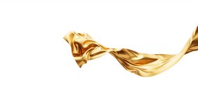 Flowing wave cloth curve line with alpha channel, 3d rendering. Motion graphic. - Powered by Shutterstock - Get 15% off with code: PIKWIZARD15