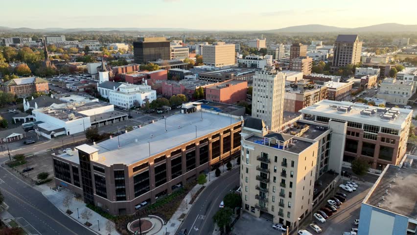aerial orbit huntsville alabama skyline