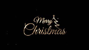 merry christmas text animation with alpha background - Powered by Shutterstock - Get 15% off with code: PIKWIZARD15