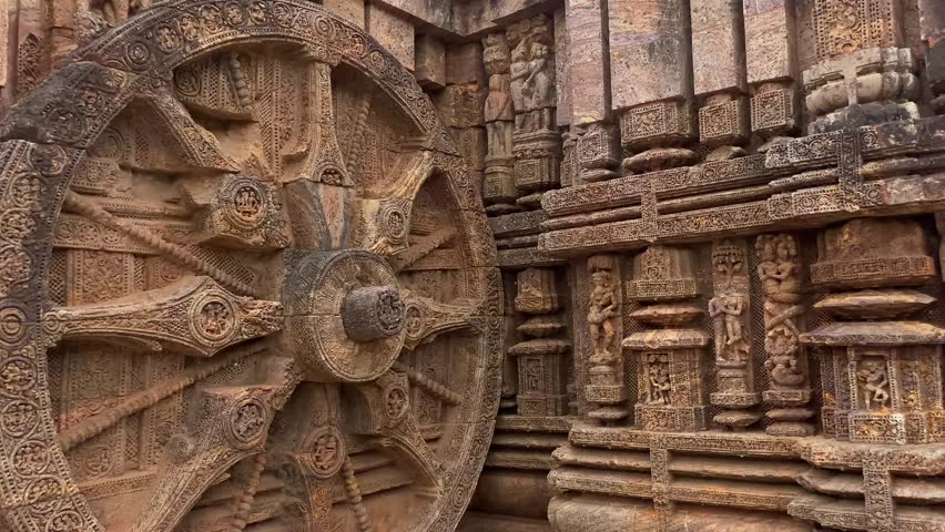 Odisha, India, 3 April 2022 People visiting The Famous Konark Sun Temple, Which was built in 13th century CE Sun Temple at Konark, Odisha, India.