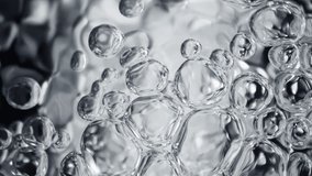 Super Slow Motion Macro Shot of Various Bubble Background at 1000fps. - Powered by Shutterstock - Get 15% off with code: PIKWIZARD15