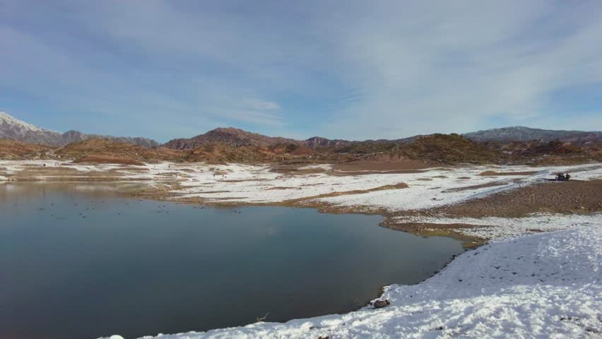 Andes mountain range in the Potrerillos area of ​​Mendoza Argentina