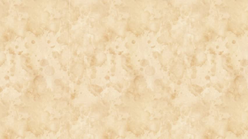 Old paper background animation. Vintage style