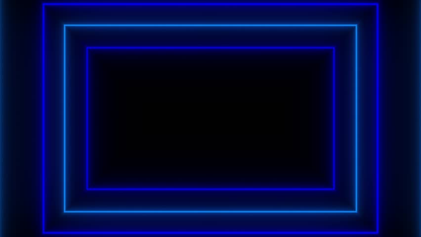 LOOP POPULAR abstract seamless background blue border by spectrum looped animation fluorescent ultraviolet light 4k glowing line Abstract background web neon box pattern LED screens technology  Royalty-Free Stock Footage #1111166923