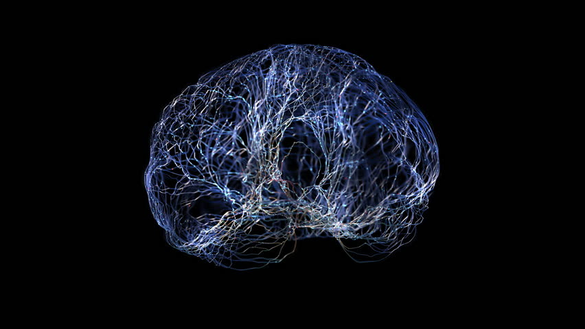 Artificial intelligence digital brain, animation of AI deep learning process, neurons glow simulating a thinking process. | Shutterstock HD Video #1111176179