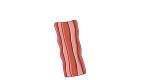 animated video of the bacon icon