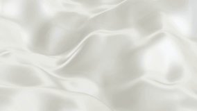 Abstract white liquid wavy background animation