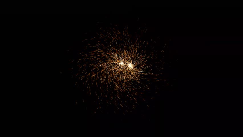 Fireworks and sparkles motion graphics with night background | Shutterstock HD Video #1111197363