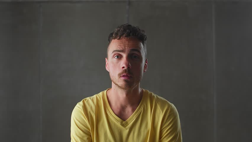 Strategic Musings: The Theatrical Calculations of a Contemplative Actor | Shutterstock HD Video #1111197501