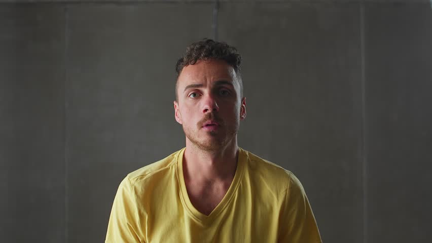Spontaneous Laughter: The Joyful Improvisation of a Comedic Actor | Shutterstock HD Video #1111197505