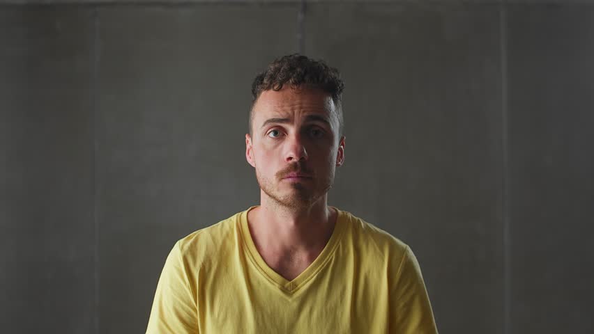 Theatrical Pout: A Playful Display of Feigned Offense by an Expressive Actor | Shutterstock HD Video #1111197511