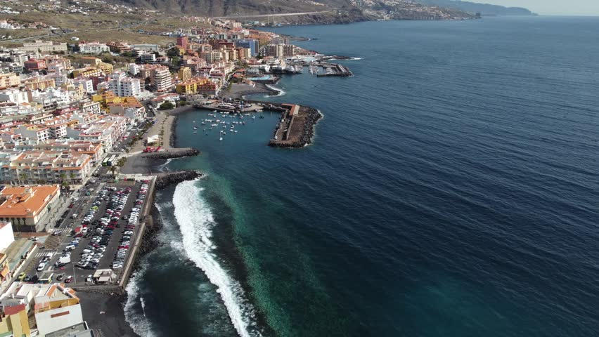 Impressive aerial views of Las Caletillas. Discover the beauty of this coastal town