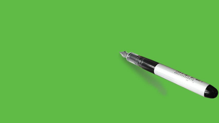 draw doctor medical instrument stethoscope measuring heart beat of red colour heart with black outline on abstract green screen background     
