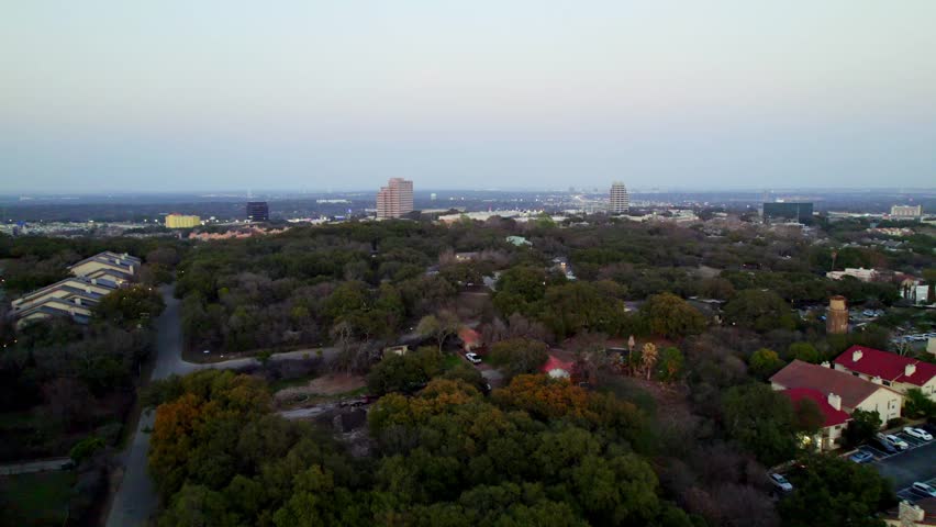 a sunset in san Antonio texas