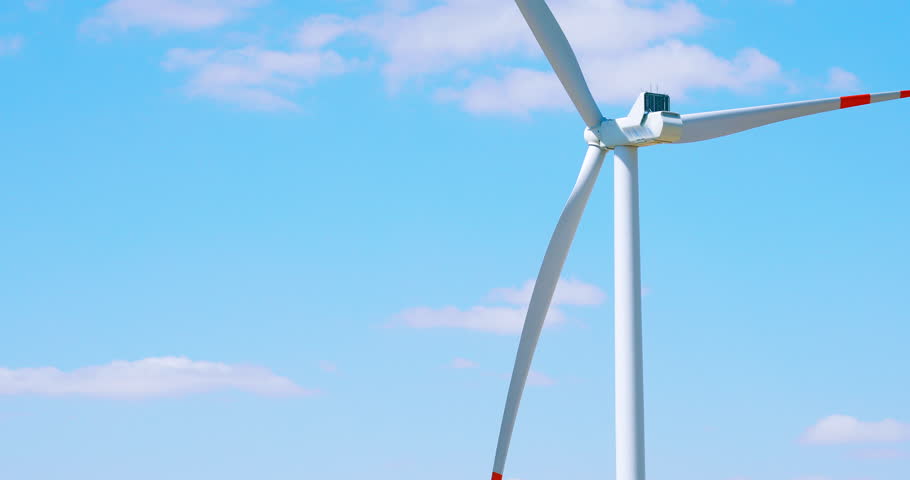 renewable energy background wind turbine alternative electric wind power Royalty-Free Stock Footage #1111233651