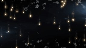 Animation of fireworks exploding on black background. New year's eve, party, festivity, celebration and tradition concept digitally generated video.