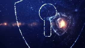 Cyber security of digital data network protection. Digital network background. Cyber data security or information privacy idea, data protection protocol and secure connection information. - Powered by Shutterstock - Get 15% off with code: PIKWIZARD15