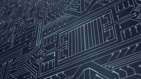 Animation of level completed text over neon pattern and circuit board. Global video game, digital interface, communication, computing and data processing concept digitally generated video. - Powered by Shutterstock - Get 15% off with code: PIKWIZARD15