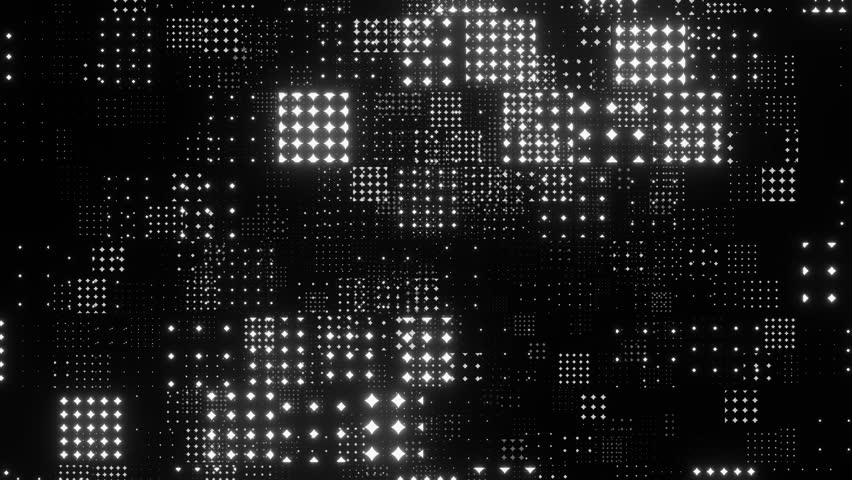 Seamless loop abstract global digital network. Black and white Network connection structure. Digital background with dots. Big data visualization. space travel, music animation. stage visual | Shutterstock HD Video #1111245309