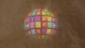 Animation of mathematical data processing over globe. Global science, connections, computing and data processing concept digitally generated video. - Powered by Shutterstock - Get 15% off with code: PIKWIZARD15