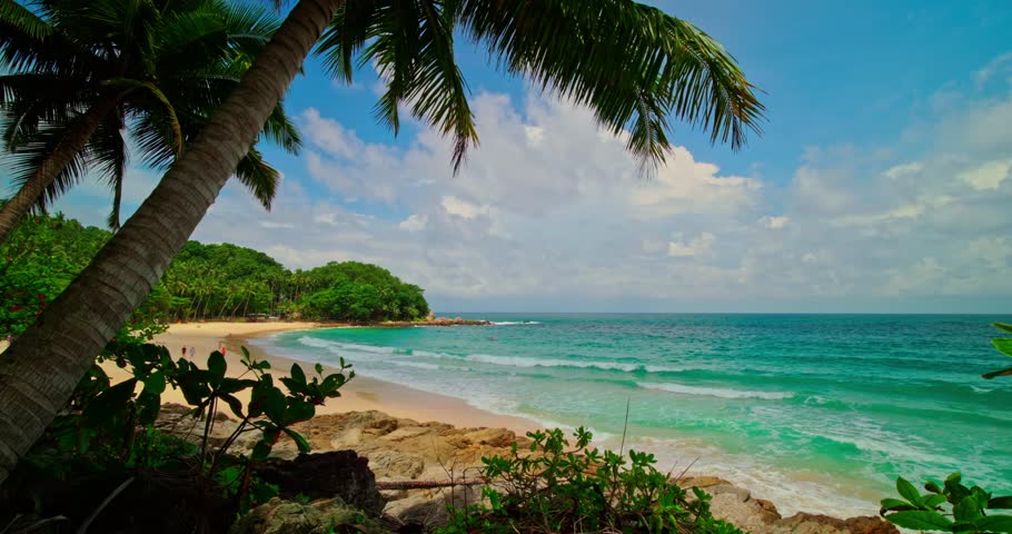 Beautiful sea landscape view at Phuket island Thailand in summer season,Amazing sea ocean in good weather day,Nature beach background,Travel and website background