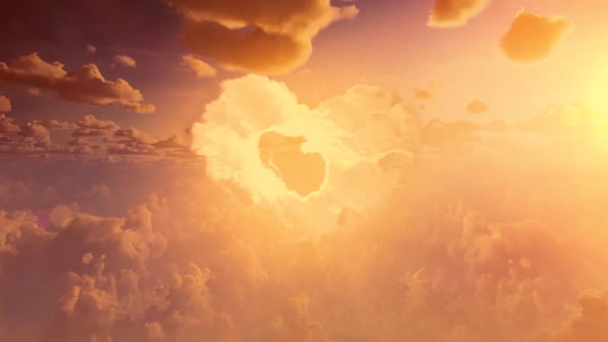  Red heart shaped clouds at sunset. Beautiful love background with copy space.Valentine's Day concept. - Powered by Shutterstock - Get 15% off with code: PIKWIZARD15