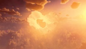  Red heart shaped clouds at sunset. Beautiful love background with copy space.Valentine's Day concept. - Powered by Shutterstock - Get 15% off with code: PIKWIZARD15