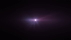 Loop center flickering pink purple star lights optical lens flares shine long arm animation art on black abstract background.Isolated with alpha channel Quicktime Prores 444 encode - Powered by Shutterstock - Get 15% off with code: PIKWIZARD15