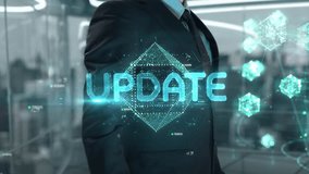 UPDATE- businessman working with virtual reality at office. - Powered by Shutterstock - Get 15% off with code: PIKWIZARD15