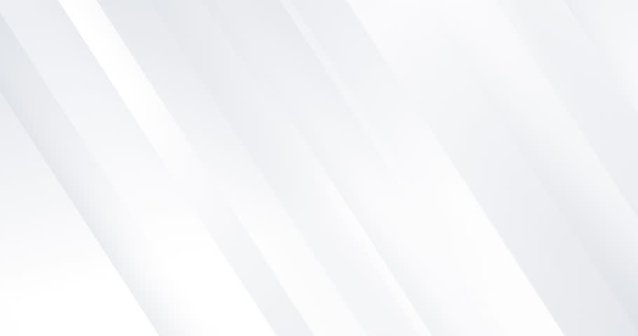 Elegant light grey white seamless looped background. Diagonal white stripes animation. Digital minimal geometric 3d BG. Technology metallic line. Premium luxury design template. Animated soft pattern