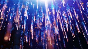 Stardust Light trail falling, Red blue particles. - Powered by Shutterstock - Get 15% off with code: PIKWIZARD15