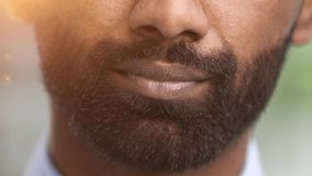 guy with fresh stylish hair and beard with strong jawline. isolated on white background. Generative AI - Powered by Shutterstock - Get 15% off with code: PIKWIZARD15