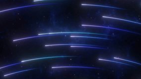 Beautiful Shooting Stars Flying In Curved Arc High In Dark Night Sky - 4K Seamless VJ Loop Motion Background Animation - Powered by Shutterstock - Get 15% off with code: PIKWIZARD15