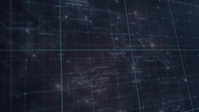 Animation of network of connections over grid network against spinning globe on black background. Global networking and business technology concept - Powered by Shutterstock - Get 15% off with code: PIKWIZARD15