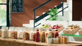 Seller helping people with information about homegrown products and sustainable lifestyle, presenting organic natural vegetables. Couple looking for vegan food alternatives at local eco store. - Powered by Shutterstock - Get 15% off with code: PIKWIZARD15