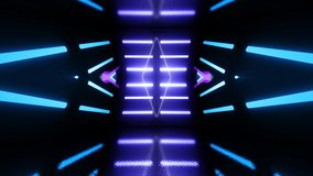 fluorescent dynamic futuristic geometric neon glow flash fractal 