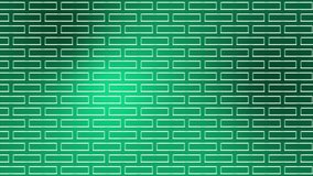 Animated Moving geometrical shapes square pattern over Turquoise background, digital shapes background	