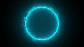 Sci-Fi Saber Circle Neon Glow Video Background