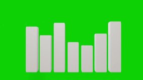 4K Video: 3D Animated Bar Graph Green Screen - Powered by Shutterstock - Get 15% off with code: PIKWIZARD15
