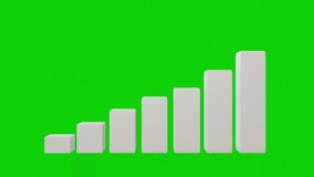 4K Video: 3D Animated Bar Graph Green Screen - Powered by Shutterstock - Get 15% off with code: PIKWIZARD15