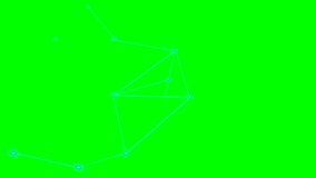 Concept: AI artificial intelligence neural networks, digitalization of the information flow moving through servers in a rack in a data center for inserting on green chroma key screen . Related topics - Powered by Shutterstock - Get 15% off with code: PIKWIZARD15