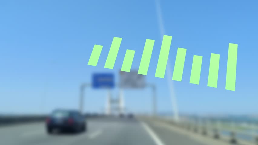 simple colorful animation graph mooving