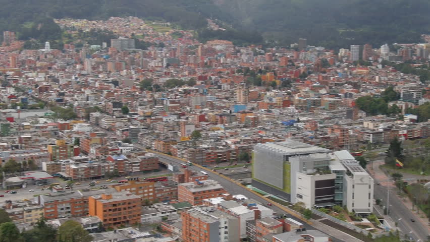Nicolas de Federman is a residential area located in Teusaquillo, near the geographical center of Bogota, Colombia. (aerial view)