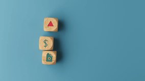 Rising in fuel prices. Turning dice changes the directions , symbolizing that the price of the fuel is going up  - Powered by Shutterstock - Get 15% off with code: PIKWIZARD15