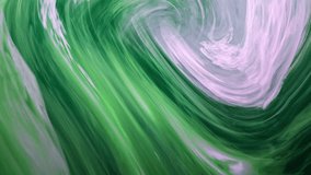 Vertical video. Smoke swirl background. Ocean storm. Green white liquid ink blend vortex dynamic sea water wave abstract fantasy whirlpool motion illusion nature art. - Powered by Shutterstock - Get 15% off with code: PIKWIZARD15