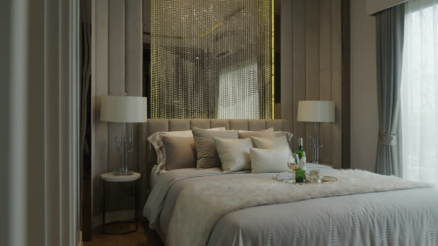 The Big bedroom in Sunny day